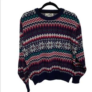 Vintage! 1980’s Steep Slopes 100% acrylic sweater. Size M.